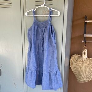 Old Navy girls denim spaghetti strap dress